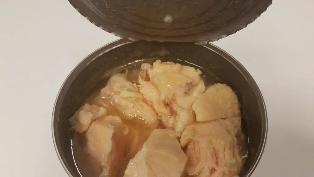 dog canned chicken